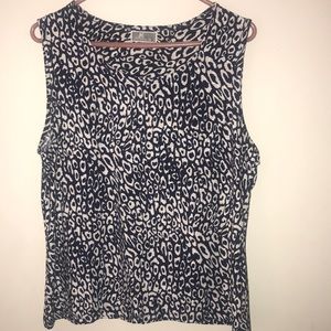 NWOT Jacquard JM Collection PXL Tank Top
